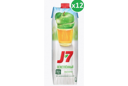 Сок/Нектар J7 0,97л Яблоко 1/12шт