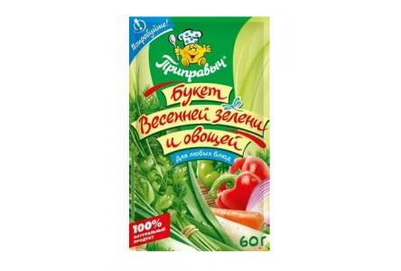 Приправа ПРИПРАВЫЧ 60гр Букет весенней зелени и овощей 1/20шт