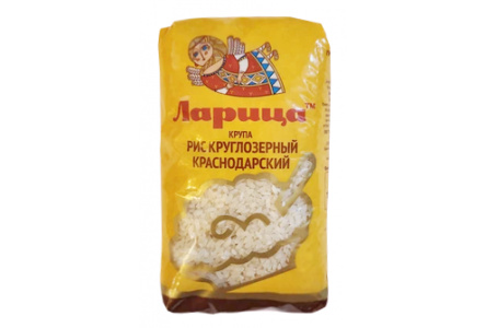 Крупа ЛАРИЦА 800гр Рис круглозерный Краснодарский ТУ 1/10шт