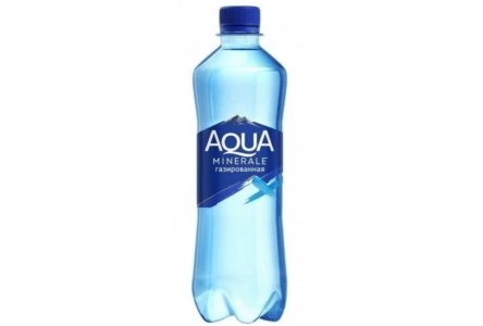 Вода питьевая AQUA MINERALE 0,5л газ ПЭТ 1/12шт