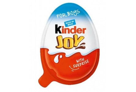 Шоколадное яйцо KINDER JOY 20гр для мальчиков в ассортименте 1/24шт