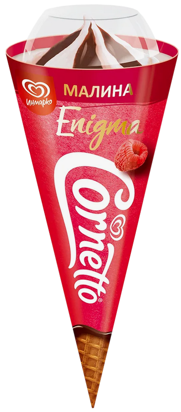 Мороженое CORNETTO 73гр Малина рожок 1/24шт БЗМЖ Инмарко