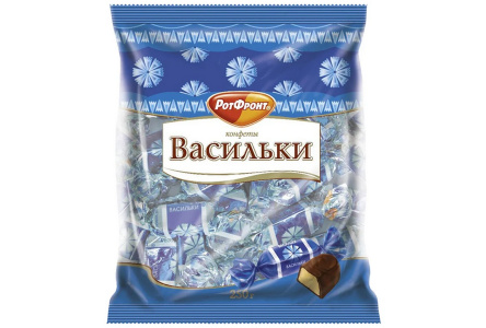 Конфеты ВАСИЛЬКИ 250гр 1/24шт Рот Фронт