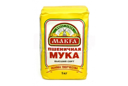 Мука МАКФА 1кг в/с 1/10шт