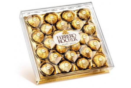 Набор конфет FERRERO ROCHER 300гр Т-24 Бриллиант 1/4шт