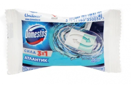 Подвеска д/унитаза Domestos 40гр 3в1 Анлантик 1/24