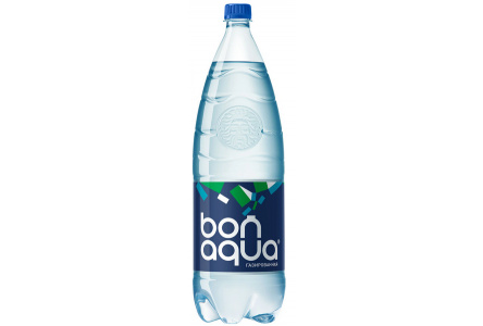 Вода питьевая BON AQUA 1л сильногаз ПЭТ 1/12шт