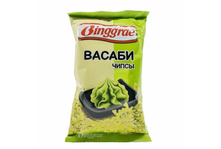 Чипсы BINGGRAE 40гр Васаби 1/24шт