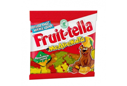 Мармелад жевательный FRUITTELLA 150гр Медвежата 1/15шт