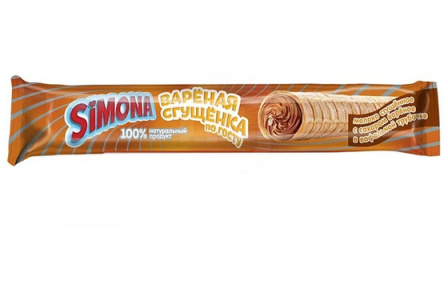 Трубочка вафельная CANDY ROLL 70гр Русский свиток с вареной сгущенкой 1/20шт
