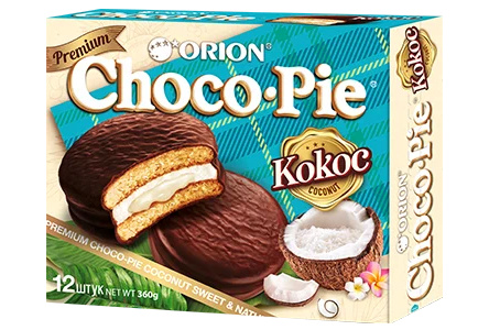 Печенье CHOCO PIE 360гр Кокос 1/8шт