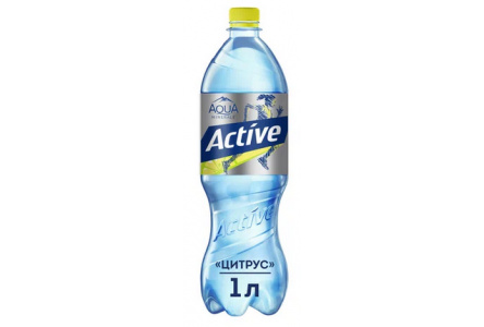 Вода питьевая AQUA MINERALE 1л Active Цитрус негаз ПЭТ 1/12шт