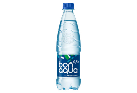 Вода питьевая BON AQUA 0,5л сильногаз ПЭТ 1/24шт