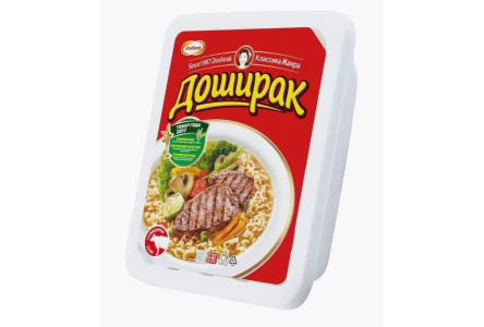 Лапша ДОШИРАК 105гр говядина 1/24 шт