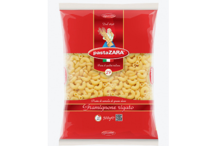 Макаронные изделия PASTA ZARA 500гр Рожки №027 1/20шт