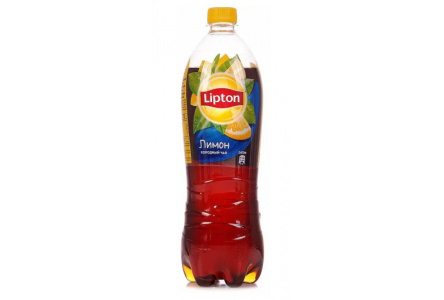 Чай холодный LIPTON 1,5л Лимон ПЭТ 1/6шт