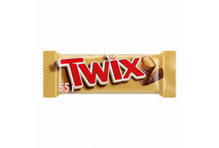 Шоколадный батончик TWIX 55гр РОС 1/40шт