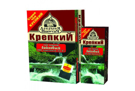 Чай черный ДОБРЫНЯ НИКИТИЧ 25*2гр Крепкий гранулированный байховый 1/20шт