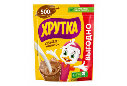 Какао ХРУТКА 500гр Быстрорастворимый 1/8шт