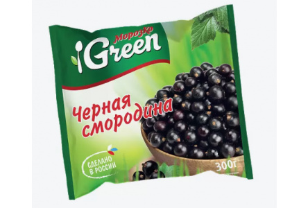 Заморож МОРОЗКО GREEN 300гр Черная смородина 1/20шт