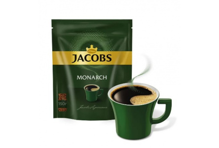 Кофе растворимый JACOBS MONARCH 150гр м/у 1/9шт