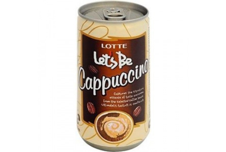 Напиток кофейный Lotte Let's Be 240мл Cappuccino ж/б 1/30шт