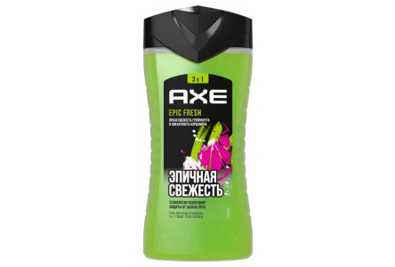 Гель д/душа AXE 250мл  EPIC FRESH