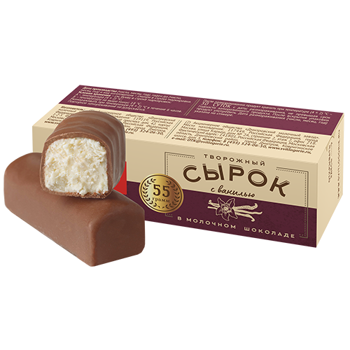 Сырок творожный Свитлогорье 30гр 23% Ваниль 1/20шт 392