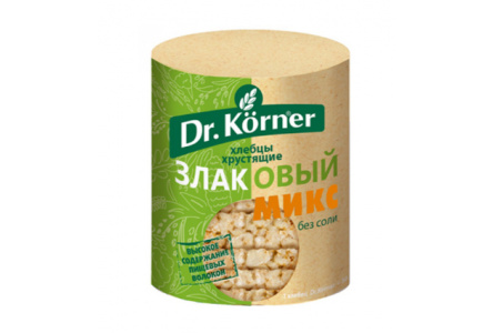 Хлебцы DR. KORNER 90гр Микс 1/20шт