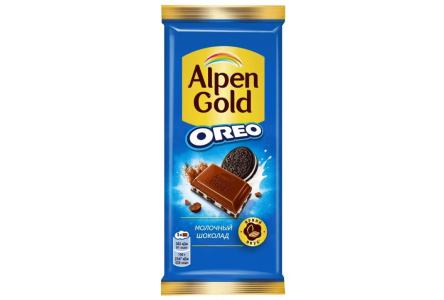Шоколад ALPEN GOLD 80/85гр Oreo 1/19шт