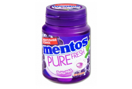 Жевательная резинка MENTOS 54гр Виноград 1/6шт