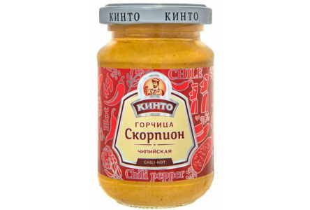 Горчица КИНТО 170мл Скорпион чилийская ст/б 1/12шт