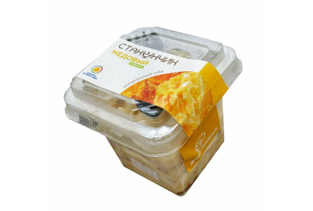 Торт мини СТАКАНЧИК 150гр Медовый 1/1шт
