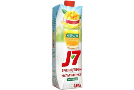 Сок/Нектар J7 0,97л Мультифрукт 1/12шт