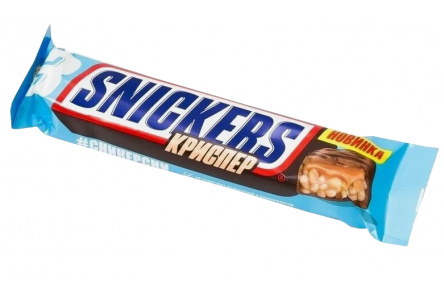 Шоколадный батончик SNICKERS 60гр Криспер 1/24шт